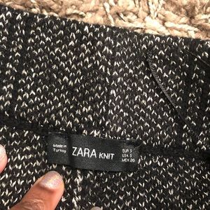 Zara Pants - Zara heavy Knit black and white pants Zara Pants - Zara heavy Knit black and white pants